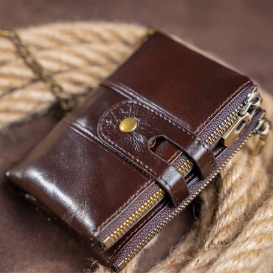 Universal Wallet Vintage 14682 Dark brown