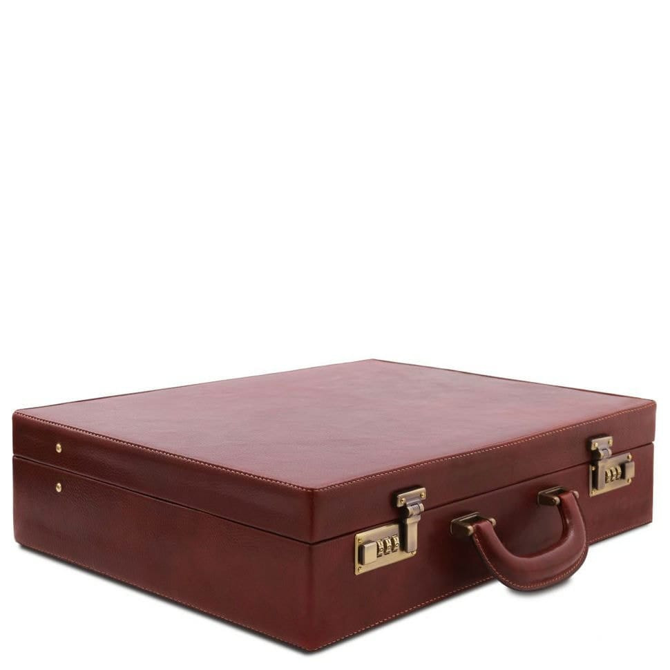 Чоловічий шкіряний портфель дипломат Tuscany TL142185