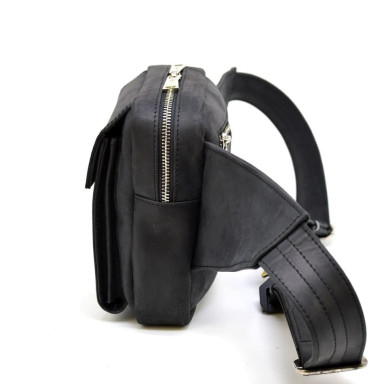 Men's belt bag made of genuine leather RA-7777-4lx TARWA