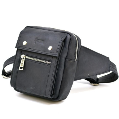 Men's belt bag made of genuine leather RA-7777-4lx TARWA