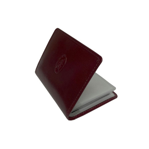 Візитниця шкіряна Italico 1007 rosso червоний