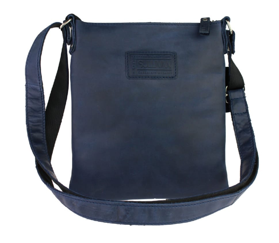 Сумка чоловіча шкіряна планшетка SULLIVAN 354107 (27) синя