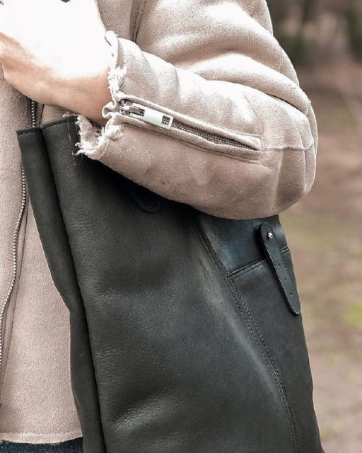 Avitoo black B311 shopper bag, color: Black