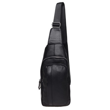 Keizer men's leather backpack K16601-black