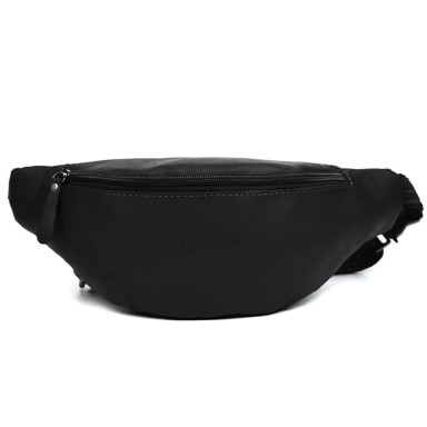 Leather belt bag banana LIMARY Lim-035RA black