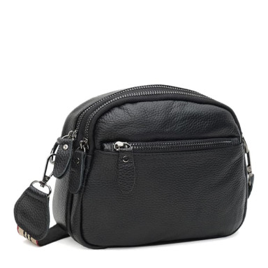 Women's leather bag Keizer K11208-black