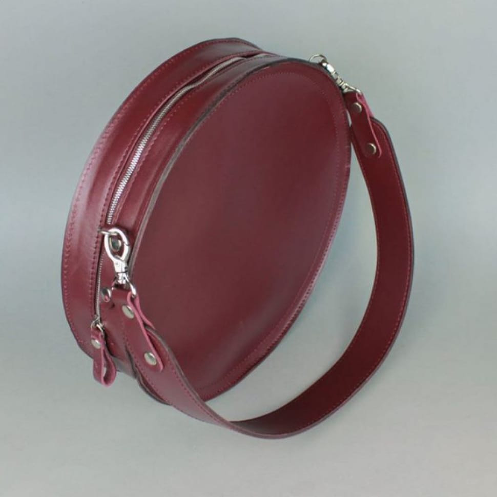 Жіноча шкіряна сумка Amy L бордова