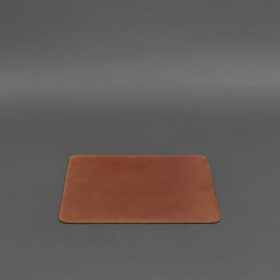 Килимок для мишки з натуральної шкіри 1.0 світло-коричневий Crazy Horse