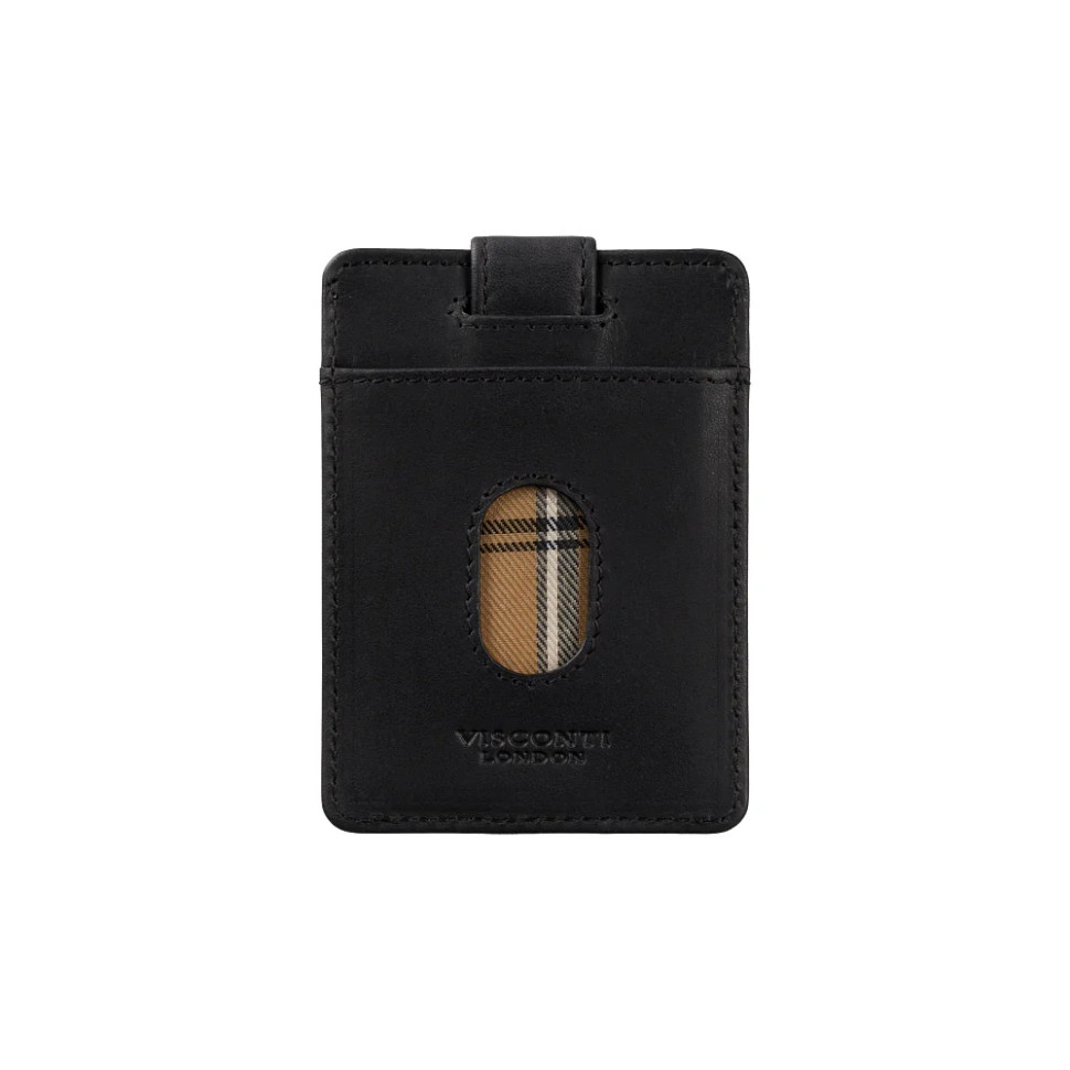 Visconti VT92 Arturo Cardholder (Matte Black)