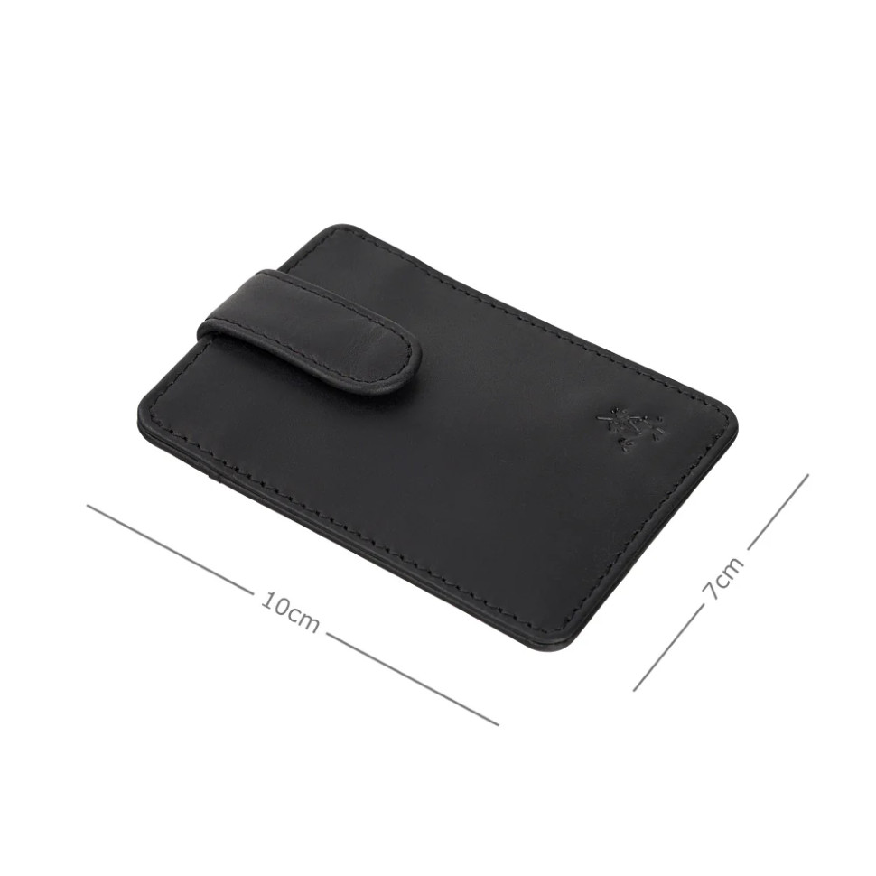 Visconti VT92 Arturo Cardholder (Matte Black)