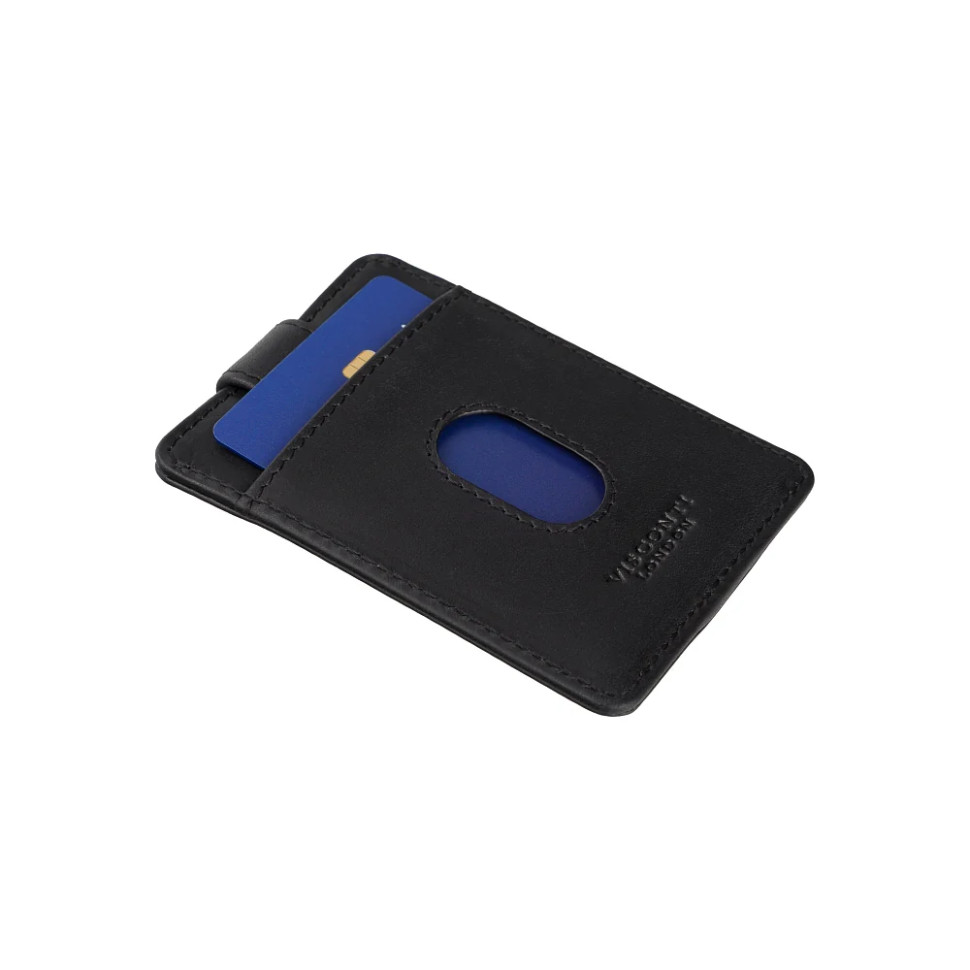 Visconti VT92 Arturo Cardholder (Matte Black)