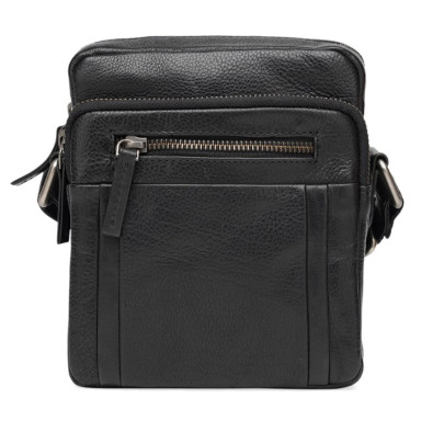 Men's leather bag Ricco Grande 1FSL-931-black