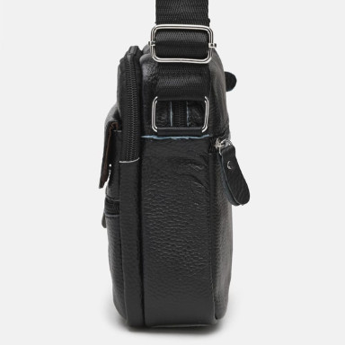Men's leather bag Keizer K11812-black