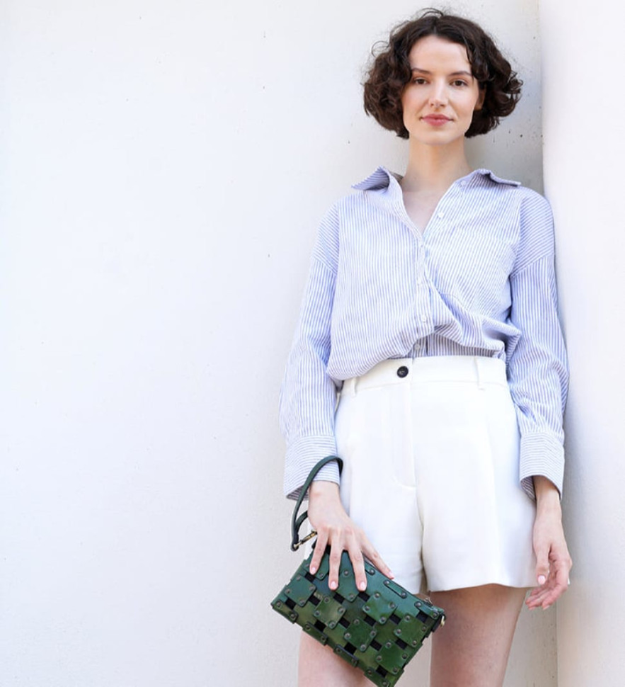 Жіночий шкіряний клатч-гаманець - Gone Girl - Зелений колір - Time Resistance 5206901