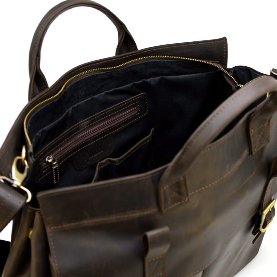 Enlarged leather laptop bag 17 inches RC-7107-extra TARWA