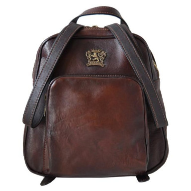 Pratesi BCF185 - Sirmione Backpack in cow leather Bruce Coffee