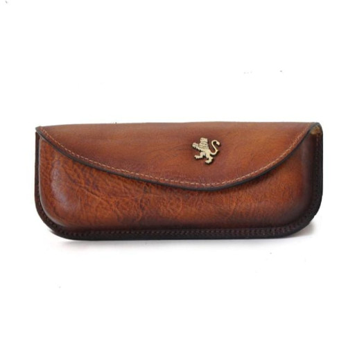 Pratesi BMA062 - Eyeglass Case in cow leather B062 Bruce Brown