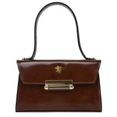 Pratesi RCF146 - Miss Impruneta R146 Lady Bag in cow leather Miss Impruneta R146 Coffee