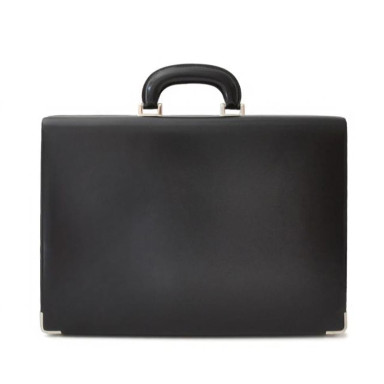 Pratesi RNE317/S - Machiavelli Small Attach Case in cow leather Radica Black