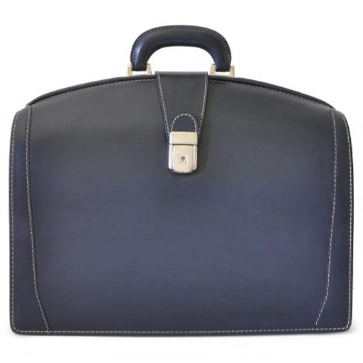 Pratesi BBL120/B - Briefcase для ноутбука Brunelleschi Bold in cow leather Bruce Blue