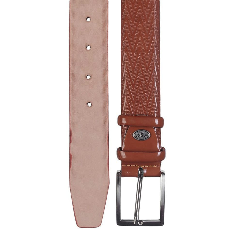 Шкіряний ремень YSK класичний 1059-3 рудий