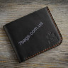 Компактний чоловічий гаманець зі шкіри 1 + 6 МИРОС