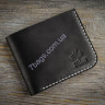 Компактний чоловічий гаманець зі шкіри 1 + 6 МИРОС