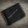 Компактний чоловічий гаманець зі шкіри 1 + 6 МИРОС