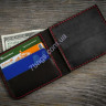 Компактний чоловічий гаманець зі шкіри 1 + 6 МИРОС