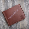 Компактний чоловічий гаманець зі шкіри 1 + 6 МИРОС