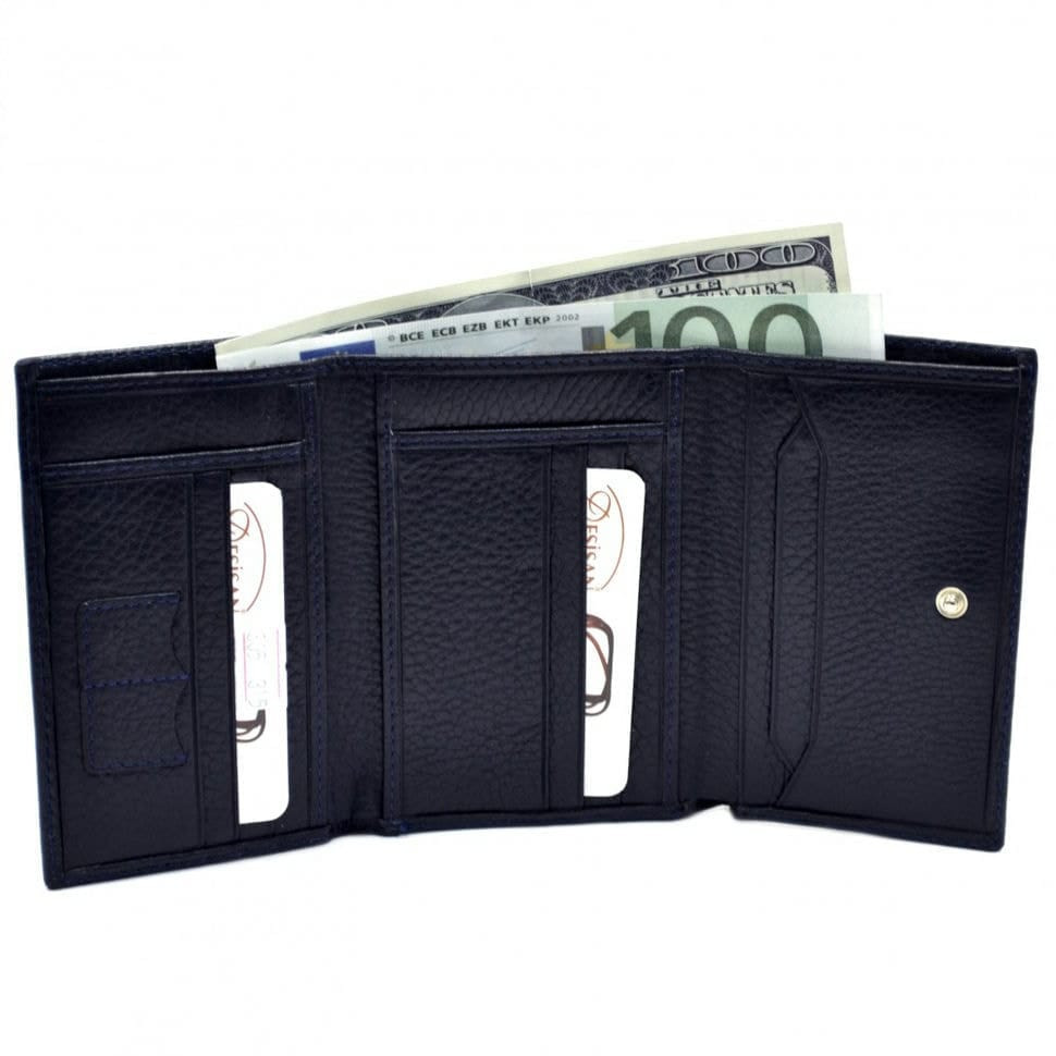 Гаманець жіночий шкіряний Desisan 305-315 синій флотар