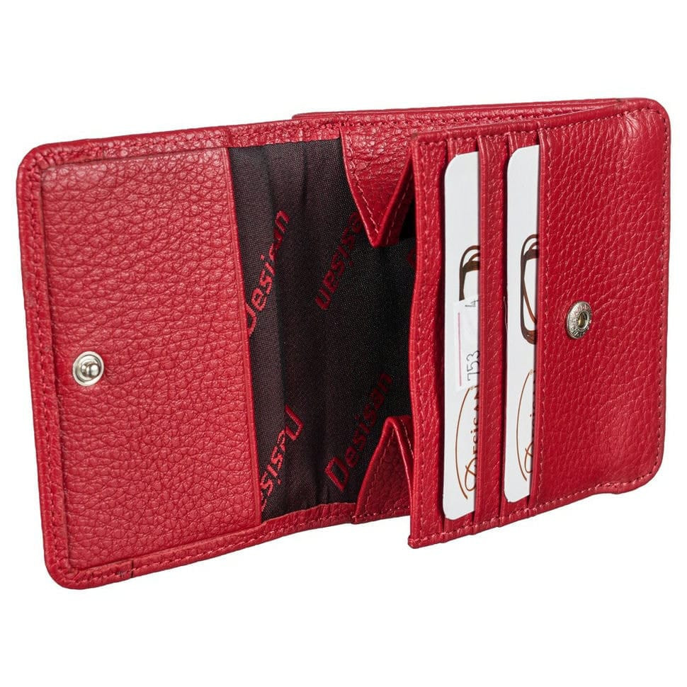 Гаманець жіночий шкіряний Desisan 753-04 червоний флотар