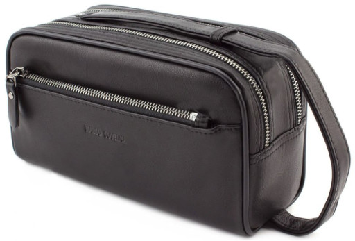 Чорний шкіряний несесер Marco Coverna 7935-144