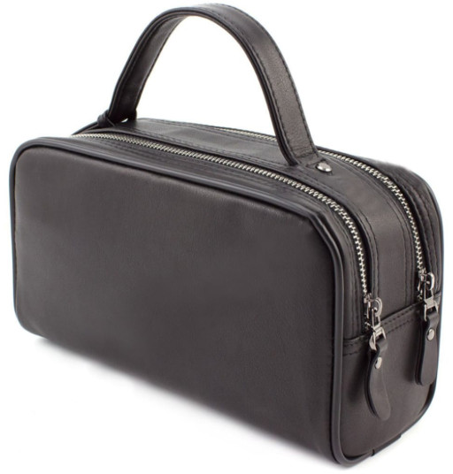 Чорний шкіряний несесер Marco Coverna 7935-144