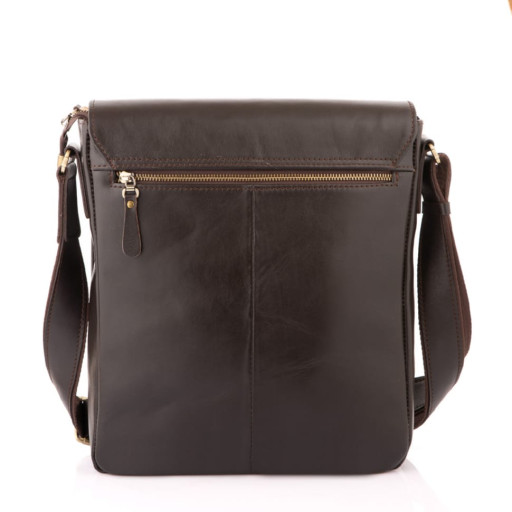 Мужская кожаная сумка-мессенджер Newery N1082GC