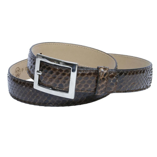 Шкіряний ремень P030 moro коричневий TONY PEROTTI