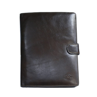 Leather notepad Italico 2590 moro brown