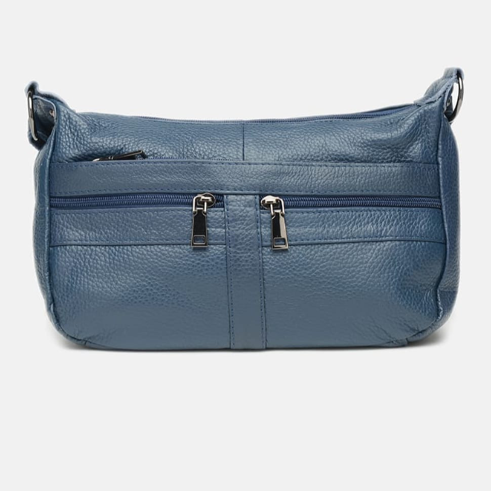 Жіноча шкіряна сумка Keizer k1105-blue