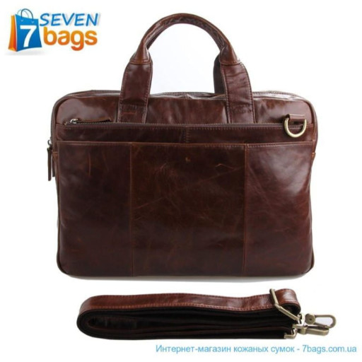 Новинка! Шкіряна функціональна сумка з гладкої шкіри crazy horse leather