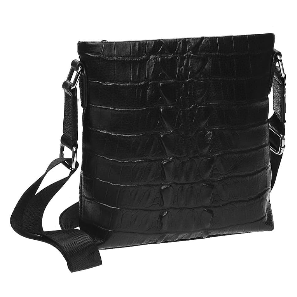 Чоловік шкіряний месенджер Keizer K166255-44-black