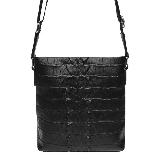 Чоловік шкіряний месенджер Keizer K166255-44-black