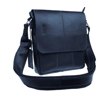 Men's leather shoulder bag SULLIVAN 354-160(35) blue