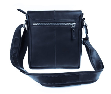 Men's leather shoulder bag SULLIVAN 354-160(35) blue