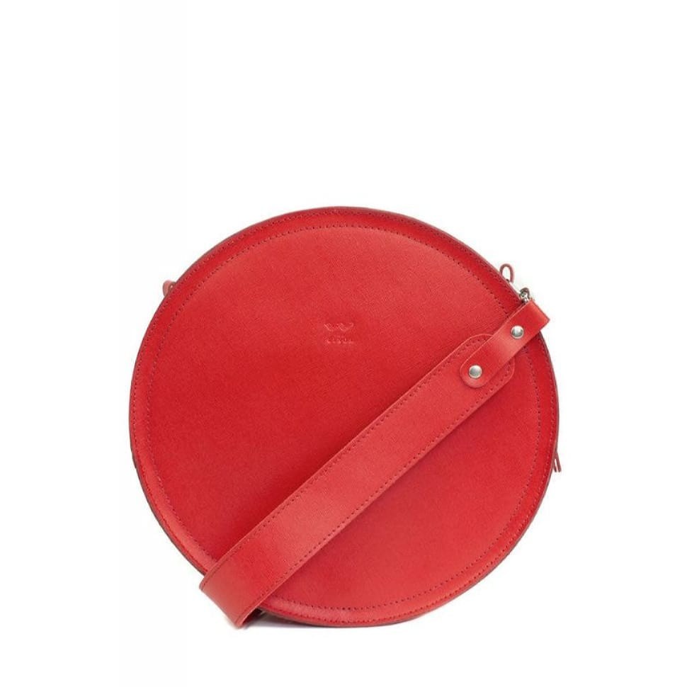 Жіноча шкіряна сумка Amy L червона сап'ян