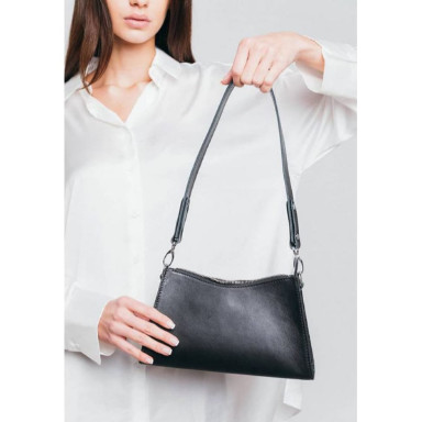 Women's leather bag Sally black