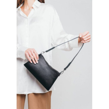 Women's leather bag Sally black