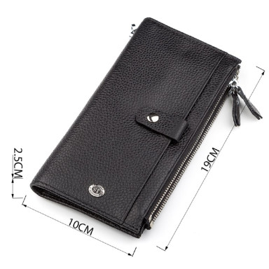 Кошелек ST Leather 18383 (ST420) надежный Черный