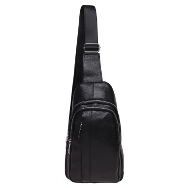 Men's leather backpack Keizer K12096-black