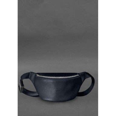 Kanny Leather Fanny Pack Blue