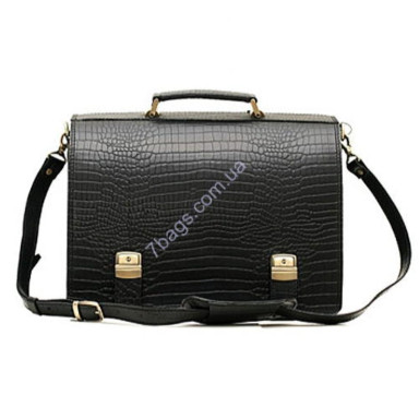 Elegant men's briefcase under the skin of 